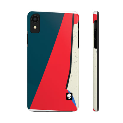 "Abstract Expressionism: Exploring Lines and Shapes" - The Alien Tough Phone Cases