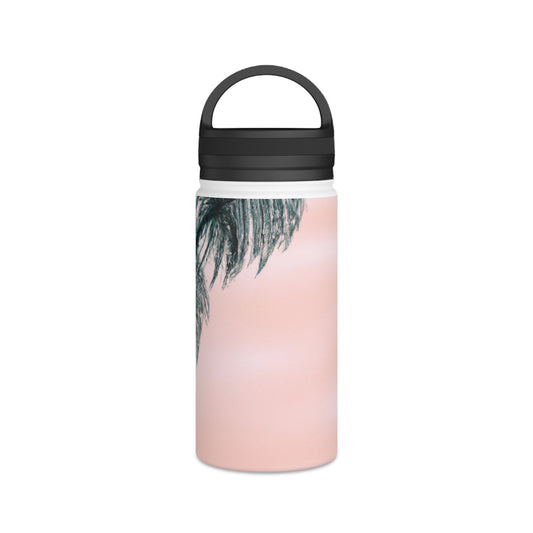 "A Nature-Lover's Ode: Capturing the Splendor of the Wild" - The Alien Stainless Steel Water Bottle, Handle Lid