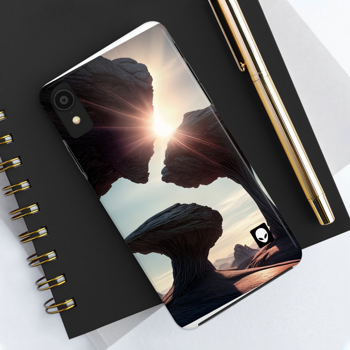 "Alien Landscape Odyssey" - The Alien Tough Phone Cases