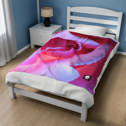 "Blissful Blooms: The Delicate Beauty of Nature" - The Alien Velveteen Plush Blanket