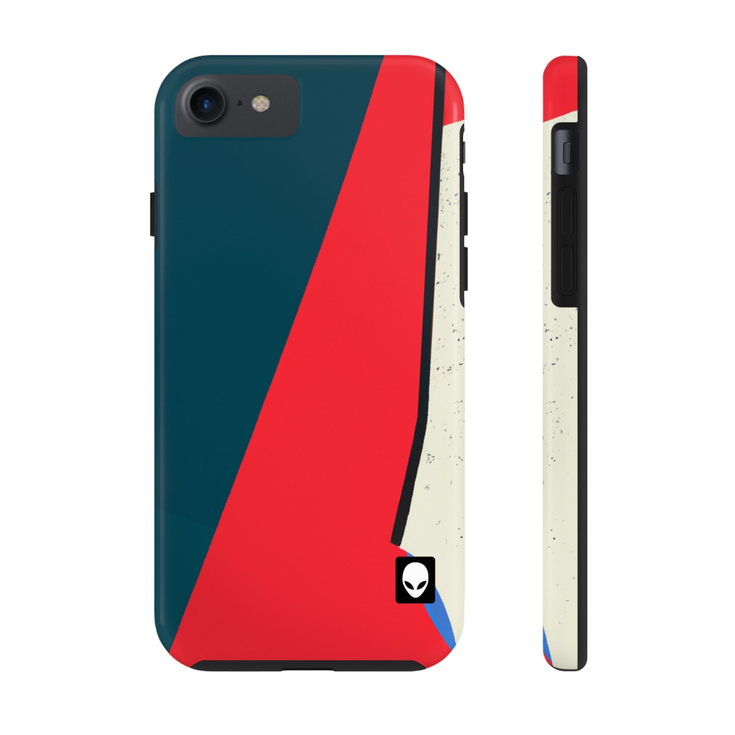 "Abstract Expressionism: Exploring Lines and Shapes" - The Alien Tough Phone Cases