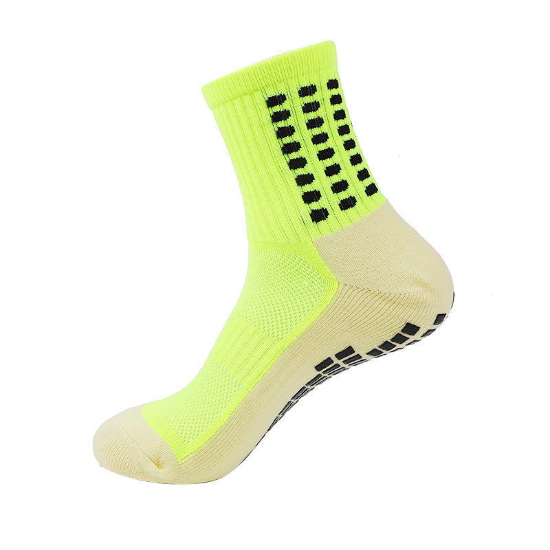 Professioneller Trainingswettbewerb, dicker Handtuchboden, Mittelrohr, Kleberabgabe, rutschfeste Sportsocken