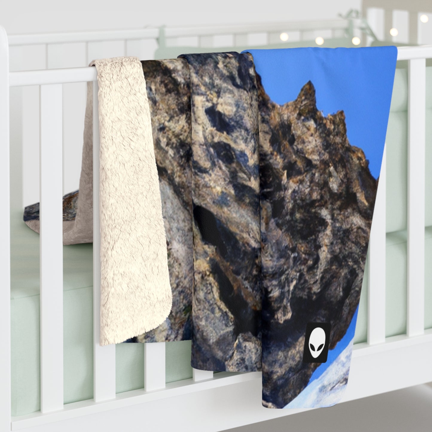 Nature in Splendor: Combining Photography with Digital Artistry - The Alien Sherpa Fleece Blanket