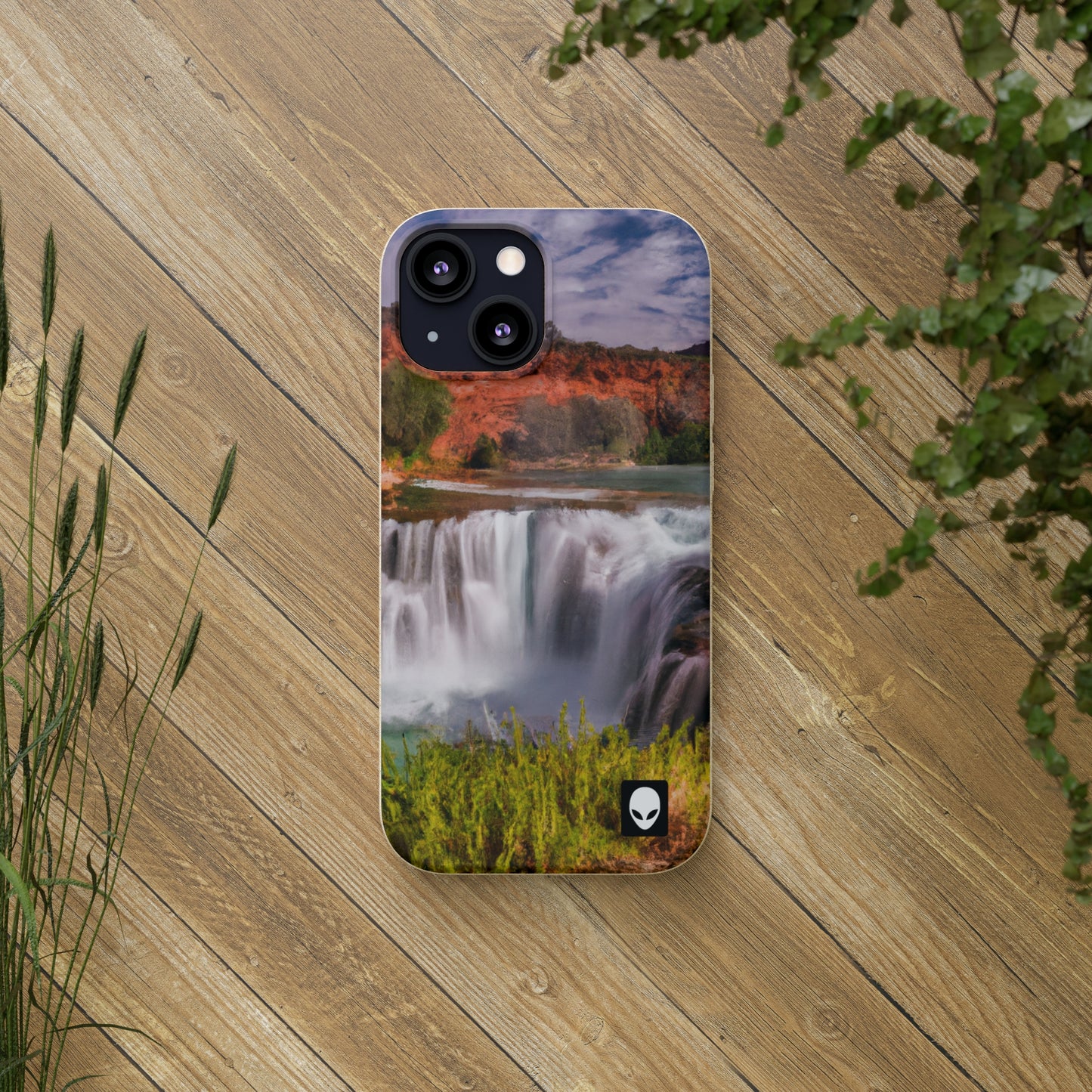 "Capturando la belleza de la naturaleza: creando un paisaje icónico en un arte vibrante" - The Alien Eco-friendly Cases