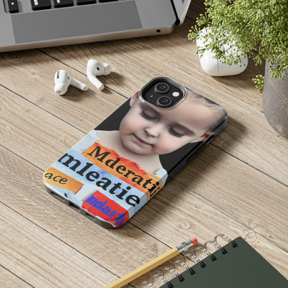 "Anxious Beginnings: A Child's Uncertain Futurescape". - The Alien Tough Phone Cases