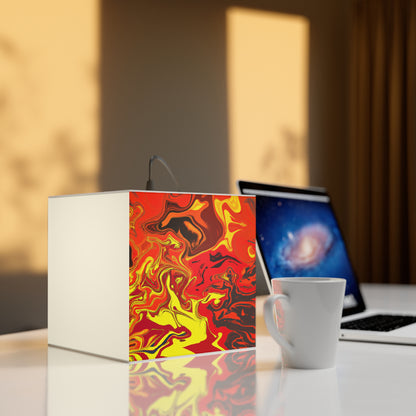 "Abstract Energy in Motion" - The Alien Light Cube Lamp