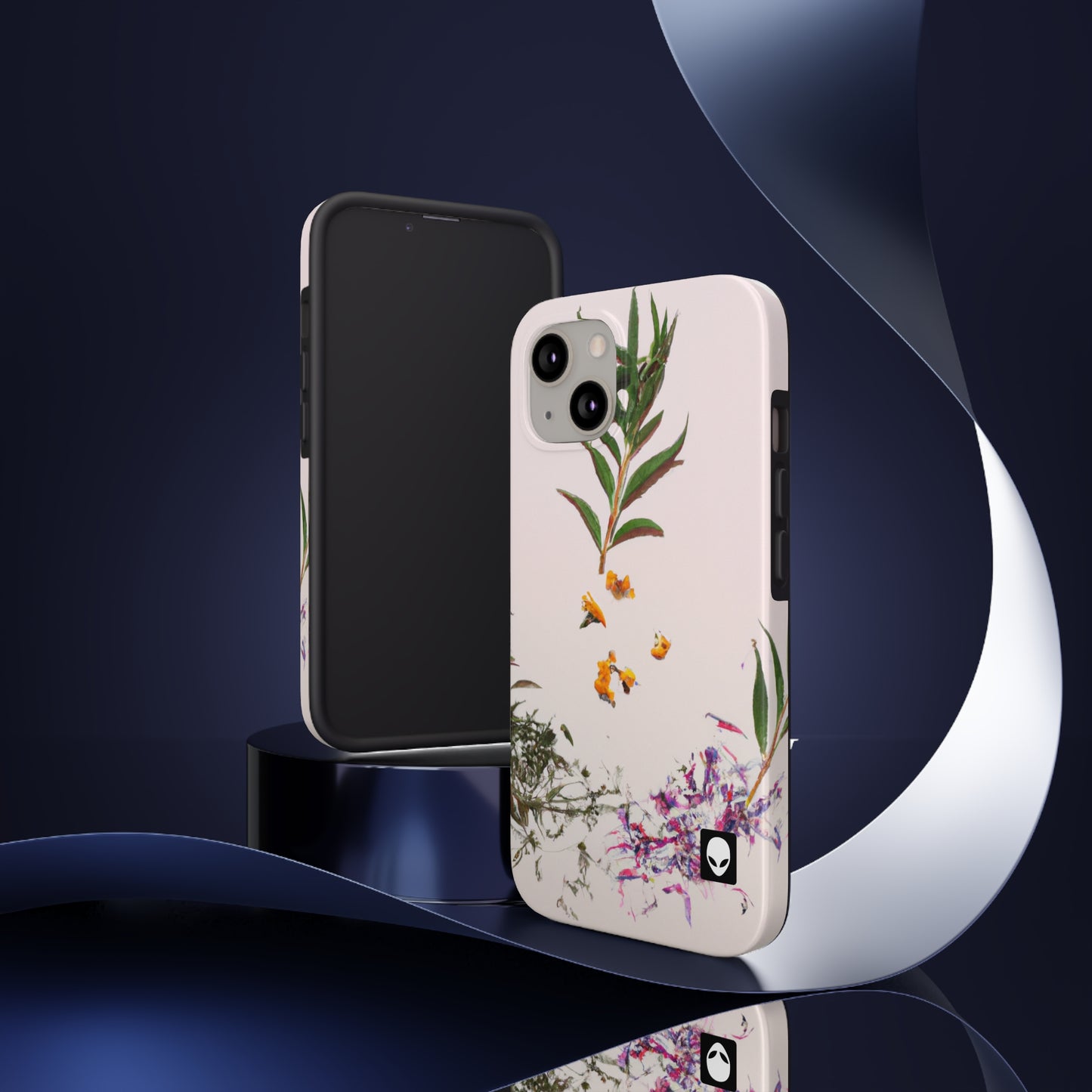 „Die Palette der Natur erkunden: Ein Experiment in der abstrakten Kunst“ – The Alien Tough Phone Cases