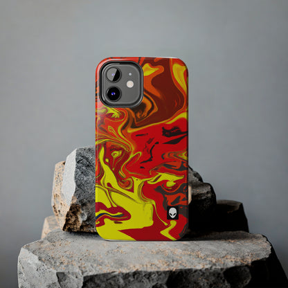 "Abstract Energy in Motion" - The Alien Tough Phone Cases