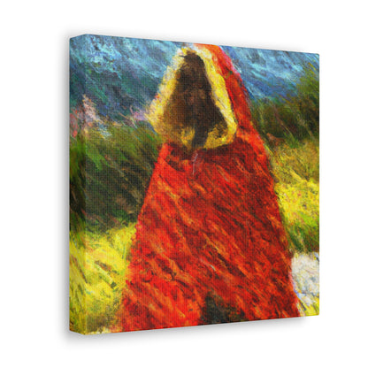 The Tattered Red Cloaked Stranger - The Alien Canva