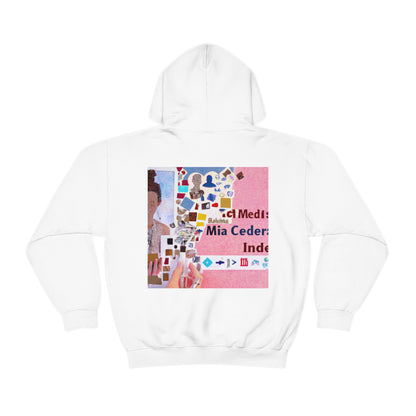 "Building an Online Identity: A Social Media Collage" - The Alien Unisex Hoodie