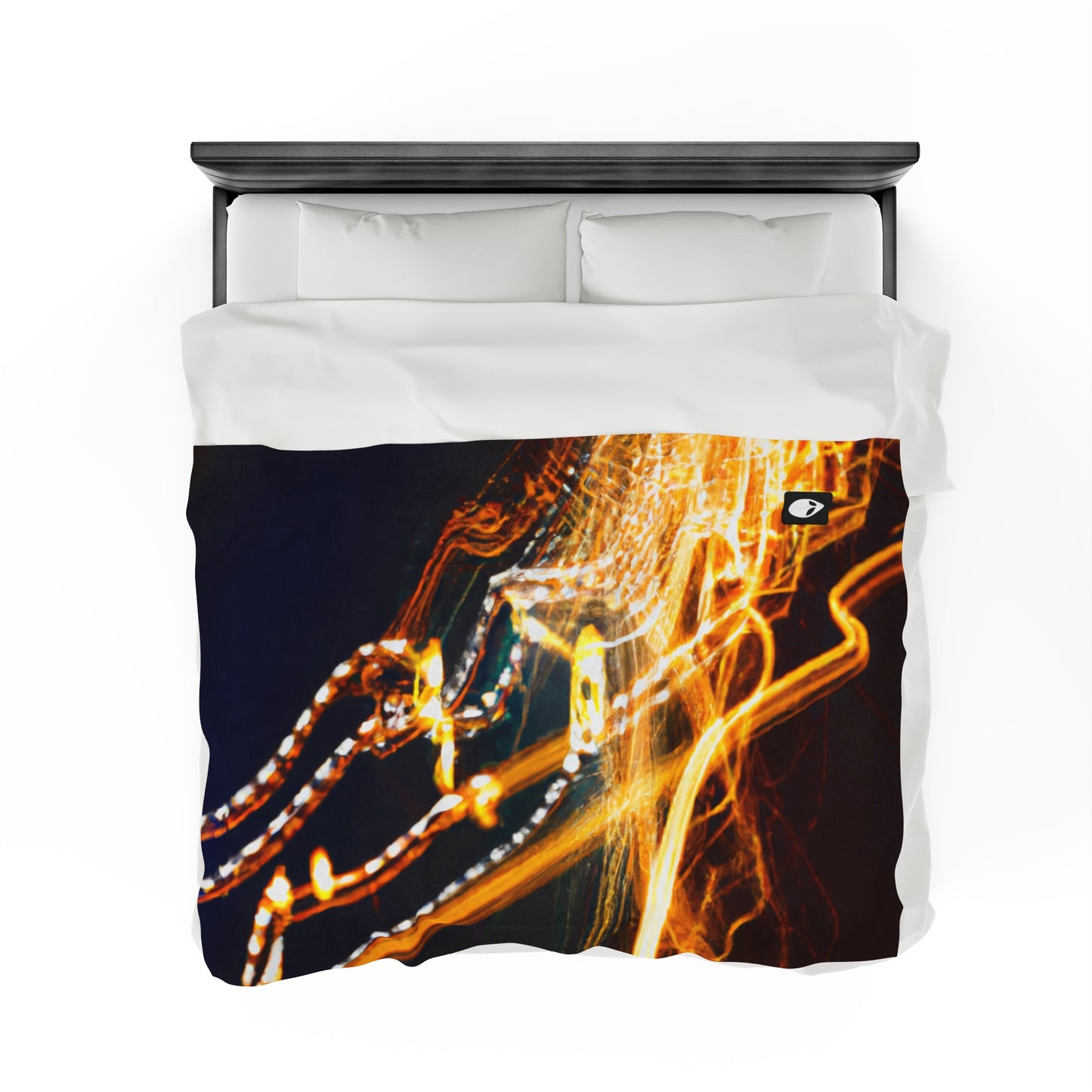 "Chaotic Disruption: An Abstract Exploration" - The Alien Velveteen Plush Blanket