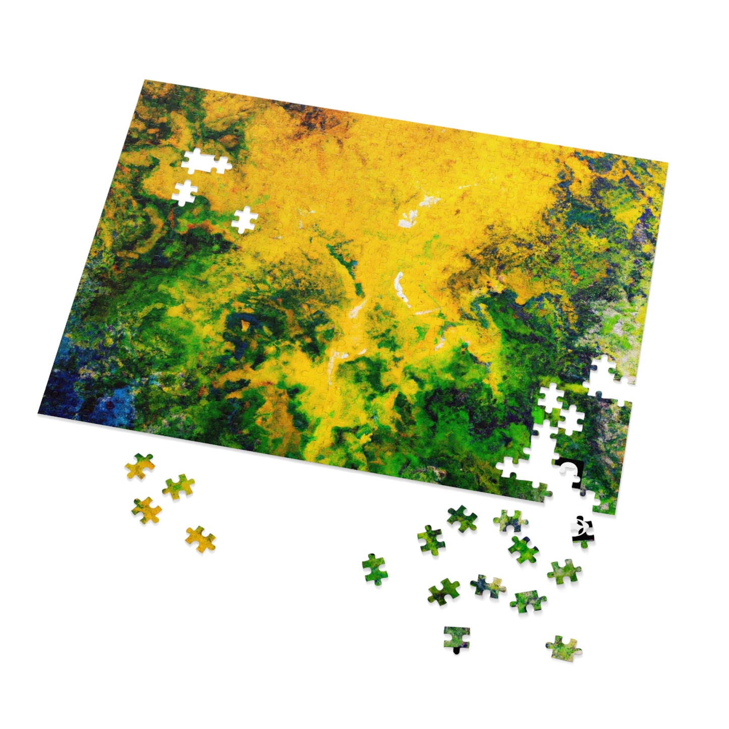 "Exploring Colorful Textures" - The Alien Jigsaw Puzzle