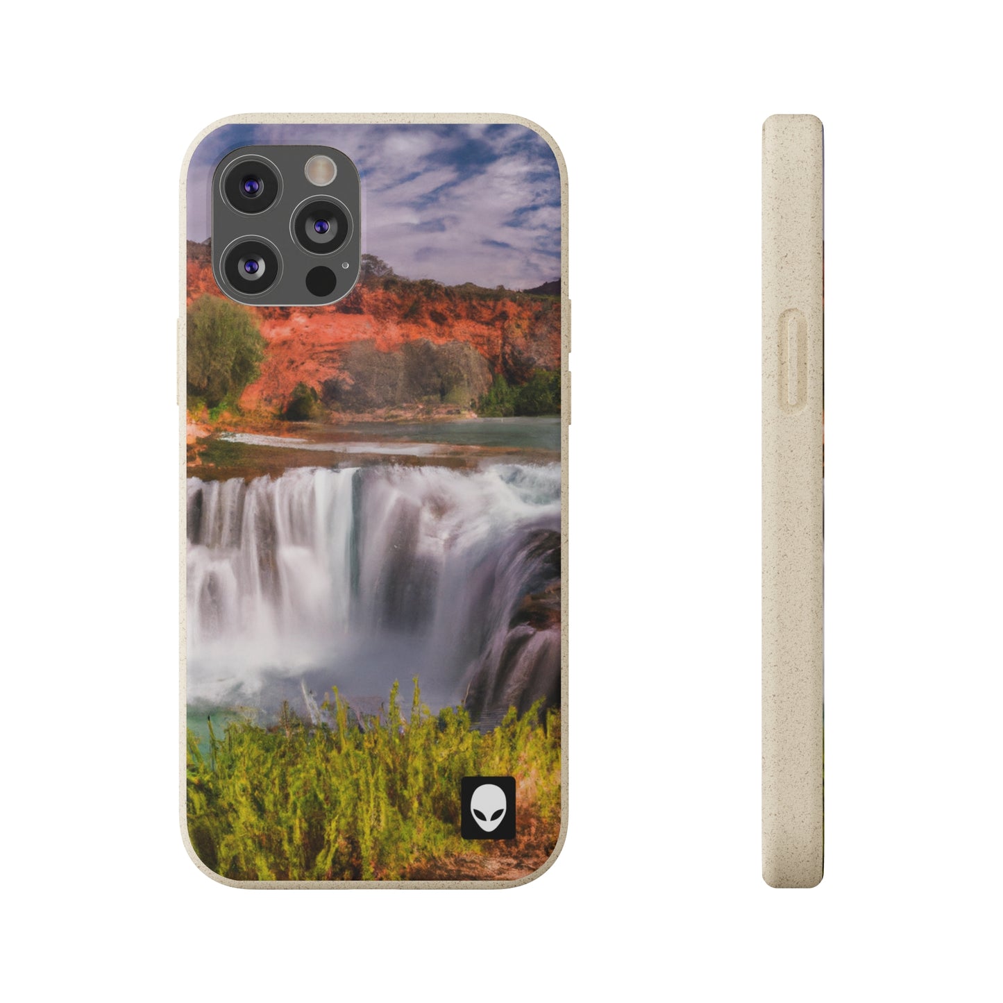 "Capturing Nature's Beauty: Crafting an Iconic Landscape in Vibrant Art" - The Alien Eco-friendly Cases