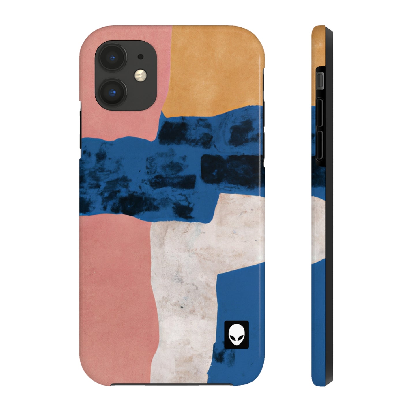 "Interacción de luces y sombras: un collage abstracto" - The Alien Tough Phone Cases