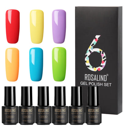 Esmalte de uñas fino 6 botellas