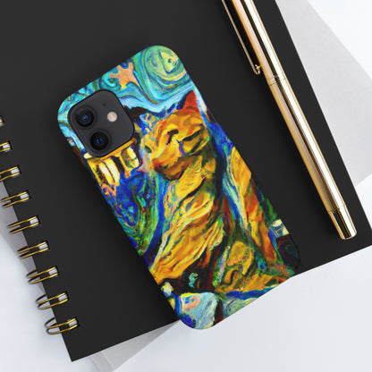 "A Cat Amongst the Celestial Tea Leaves" - The Alien Tough Phone Cases