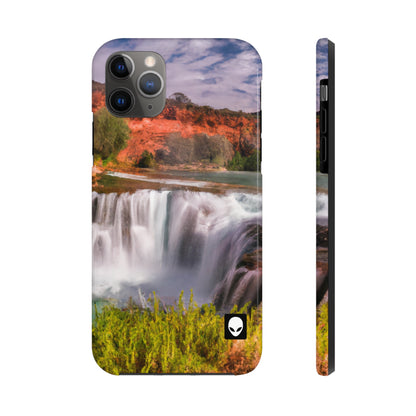 "Capturando la belleza de la naturaleza: creando un paisaje icónico en un arte vibrante" - The Alien Tough Phone Cases