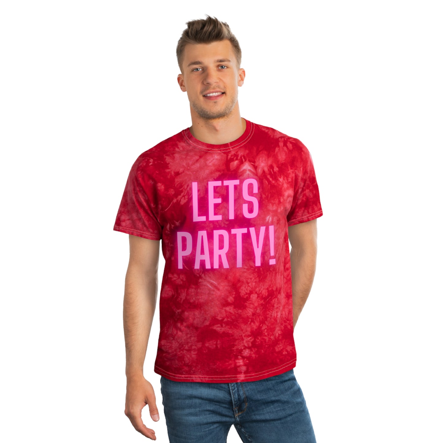 Lets Party! - The Alien Tie-Dye Tee, Crystal