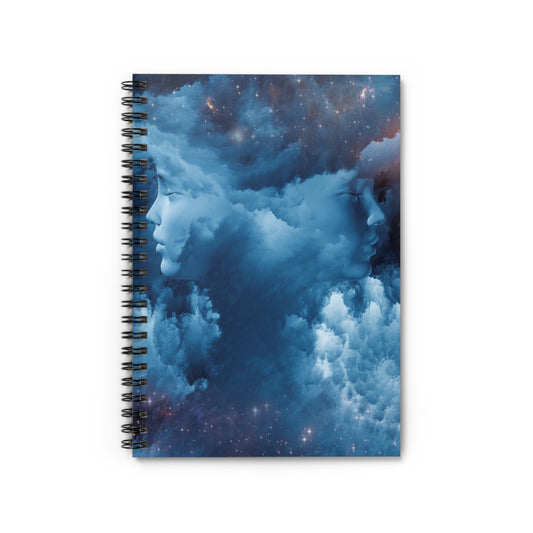 Visionary Vistas - The Alien Spiral Notebook (Ruled Line)