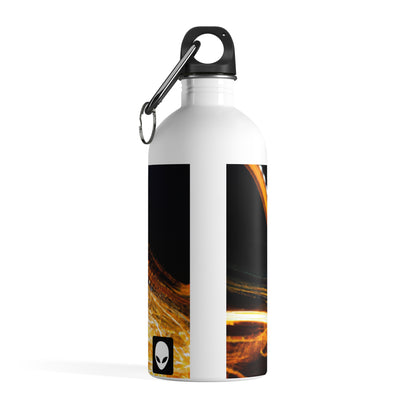 "Chaotic Disruption: An Abstract Exploration" - The Alien Stainless Steel Water Bottle