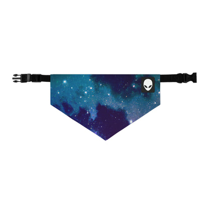 "Midnight Celestial Symphony" - The Alien Pet Bandana Collar