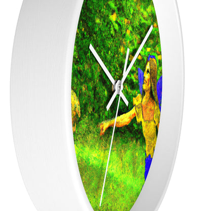 The Fairy and the Brave Adventurer - The Alien Wall Clock