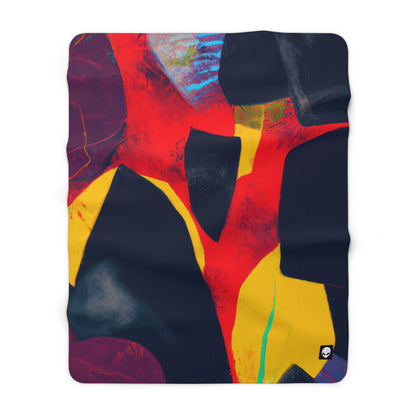 "A Mosaic of Emotion" - The Alien Sherpa Fleece Blanket