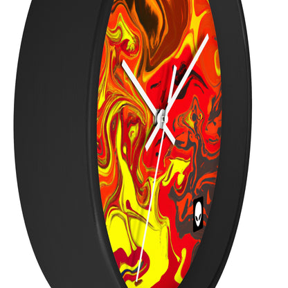 "Abstract Energy in Motion" - The Alien Wall Clock