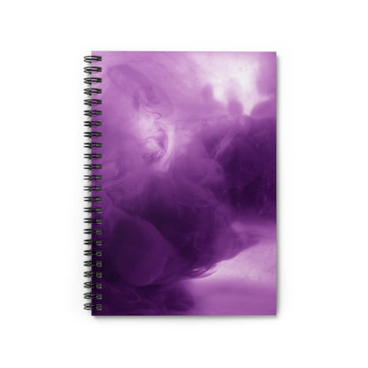 Pruple Smoke - The Alien Spiral Notebook (Ruled Line)