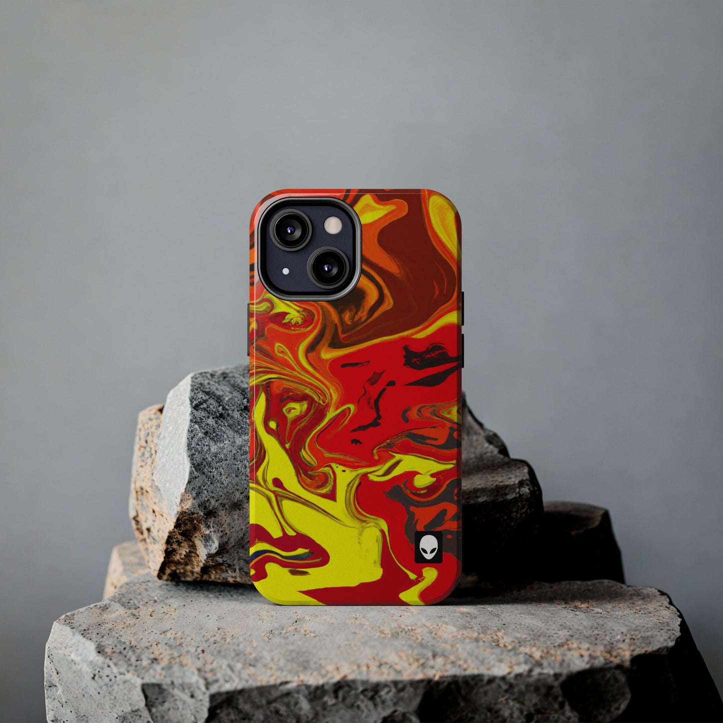 "Abstract Energy in Motion" - The Alien Tough Phone Cases