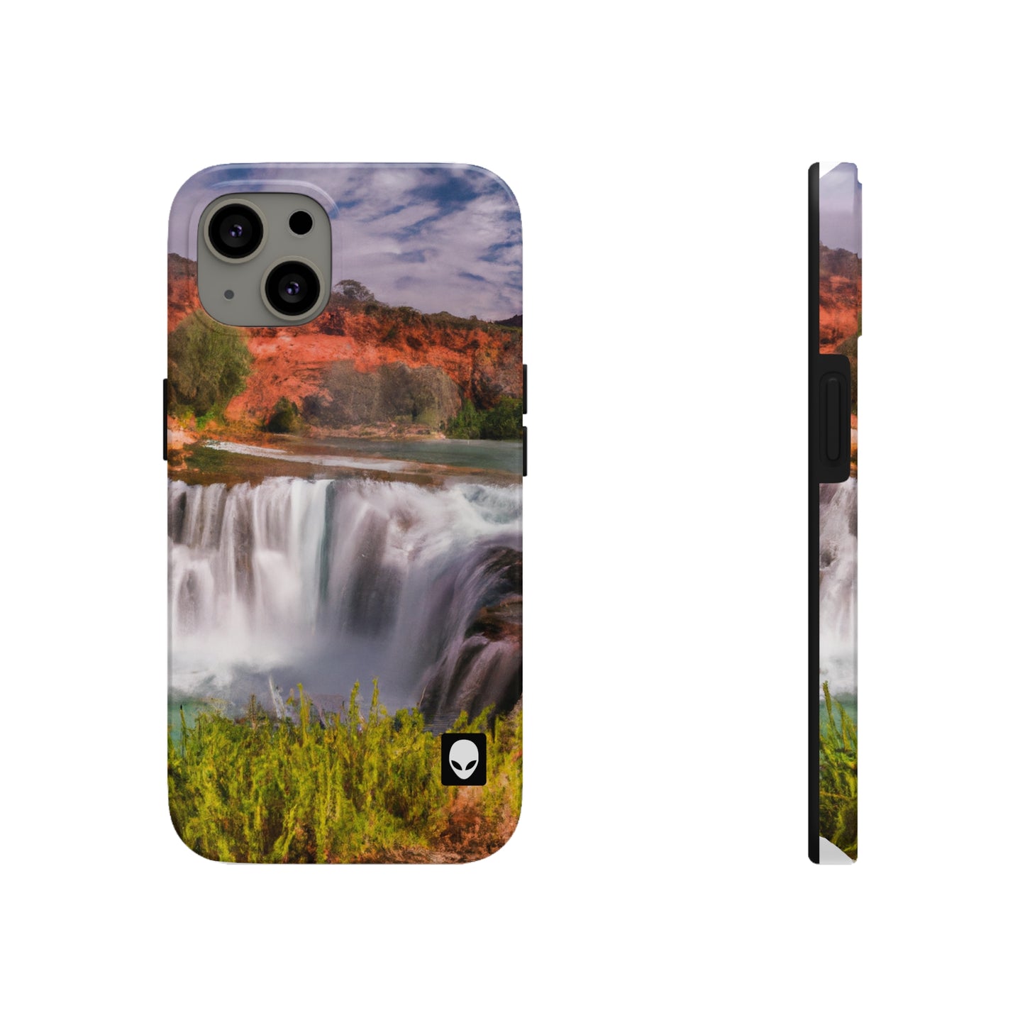 „Die Schönheit der Natur einfangen: Eine ikonische Landschaft in lebendiger Kunst gestalten“ – The Alien Tough Phone Cases