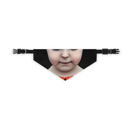 "Anxious Beginnings: A Child's Uncertain Futurescape". - The Alien Pet Bandana Collar