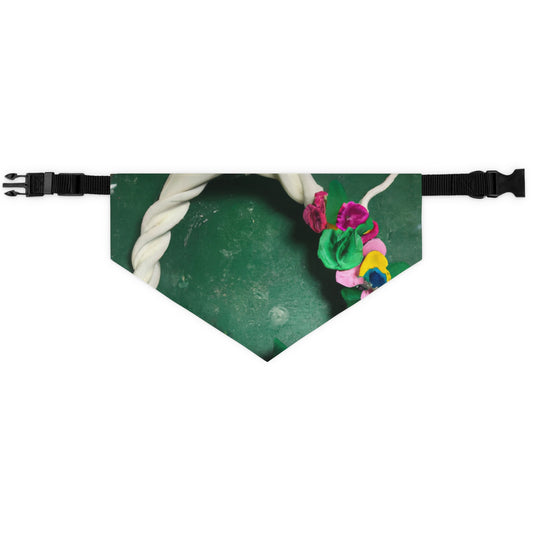 "Floral WhIRLwind" - The Alien Pet Bandana Collar