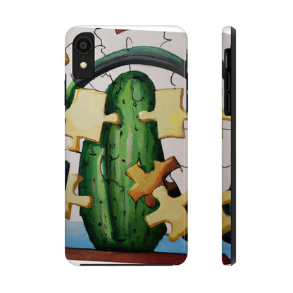 "Cactified Puzzle Time" - The Alien Tough Phone Cases