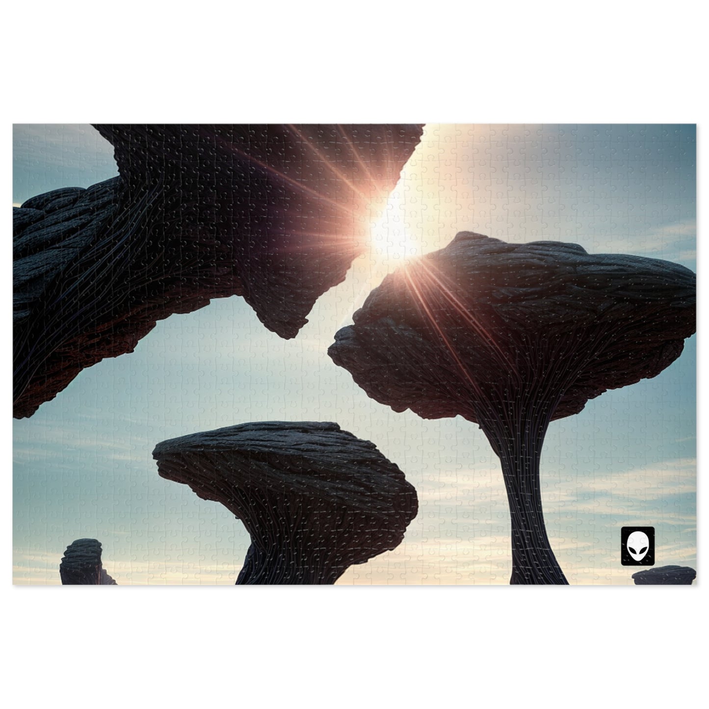 "Alien Landscape Odyssey" - The Alien Jigsaw Puzzle