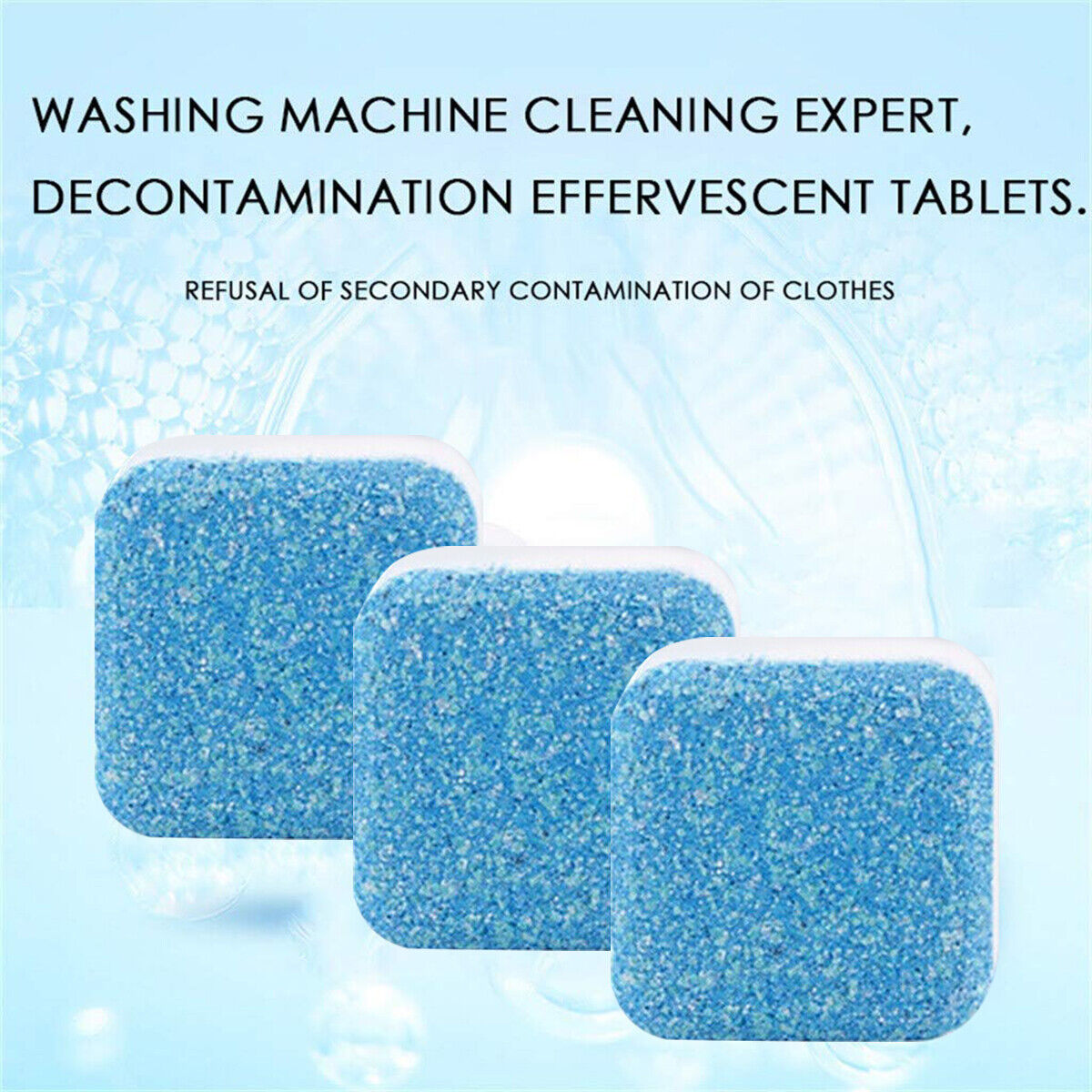 Washing Machine Cleaner 14 Pack- Deep Cleaning Tablets For Front & Top Loader