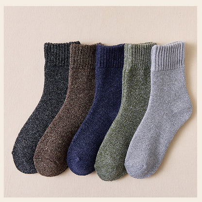 Schlauchsocken aus dickem, mit Fleece gefüttertem, warmem Frottee