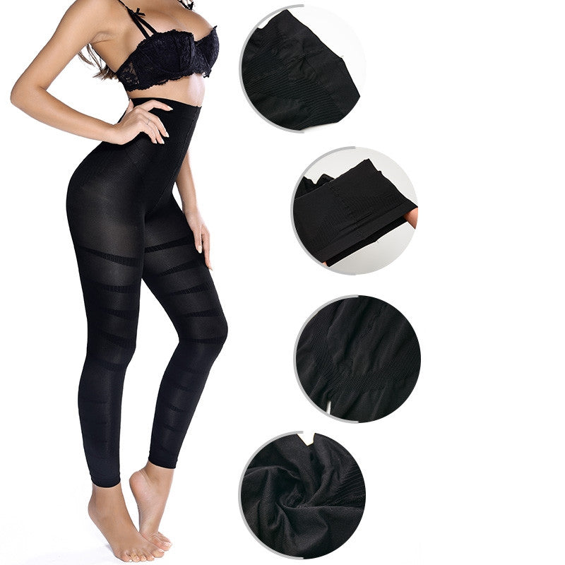 Damen-Leggings mit hoher Taille, formend, enge Hosen, formende Höschen