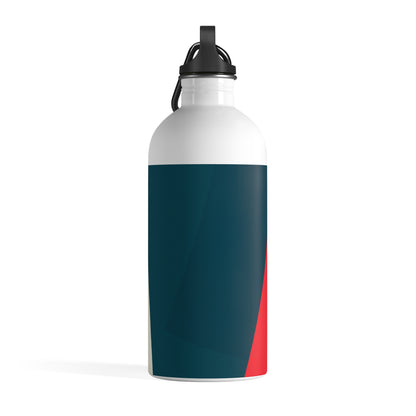 "Abstract Expressionism: Exploring Lines and Shapes" - The Alien Stainless Steel Water Bottle