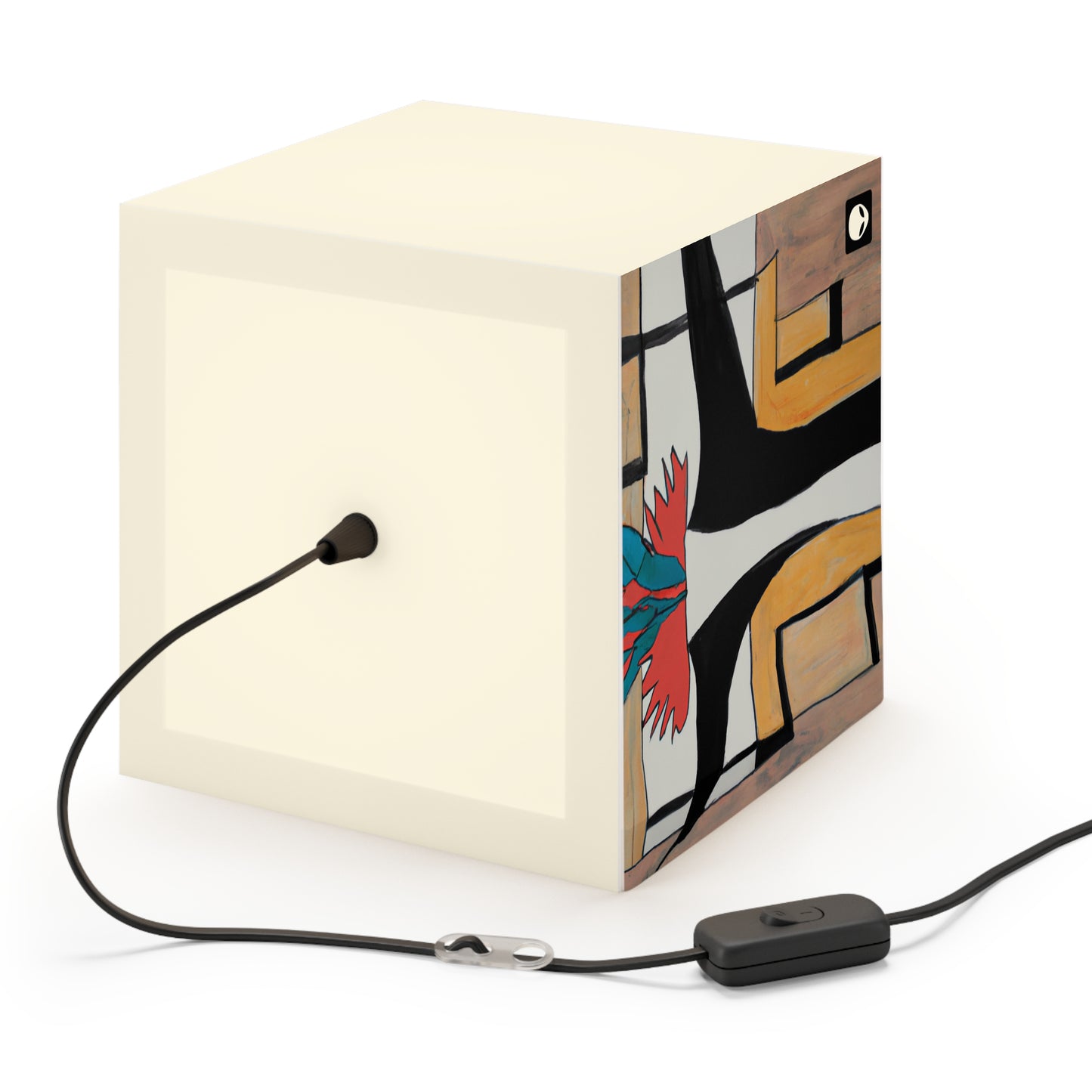 "Exploring Balance and Pattern in Abstract Art" - The Alien Light Cube Lamp