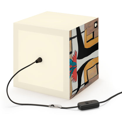 "Exploring Balance and Pattern in Abstract Art" - The Alien Light Cube Lamp