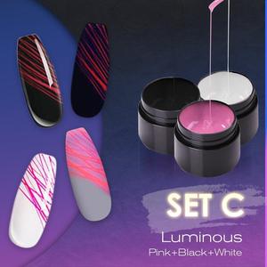 Manicura Luminosa Nail Art Spider Nail Gel UV Esmalte de uñas