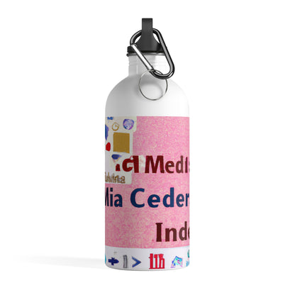 "Building an Online Identity: A Social Media Collage" - The Alien Stainless Steel Water Bottle