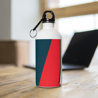 "Abstract Expressionism: Exploring Lines and Shapes" - The Alien Stainless Steel Water Bottle