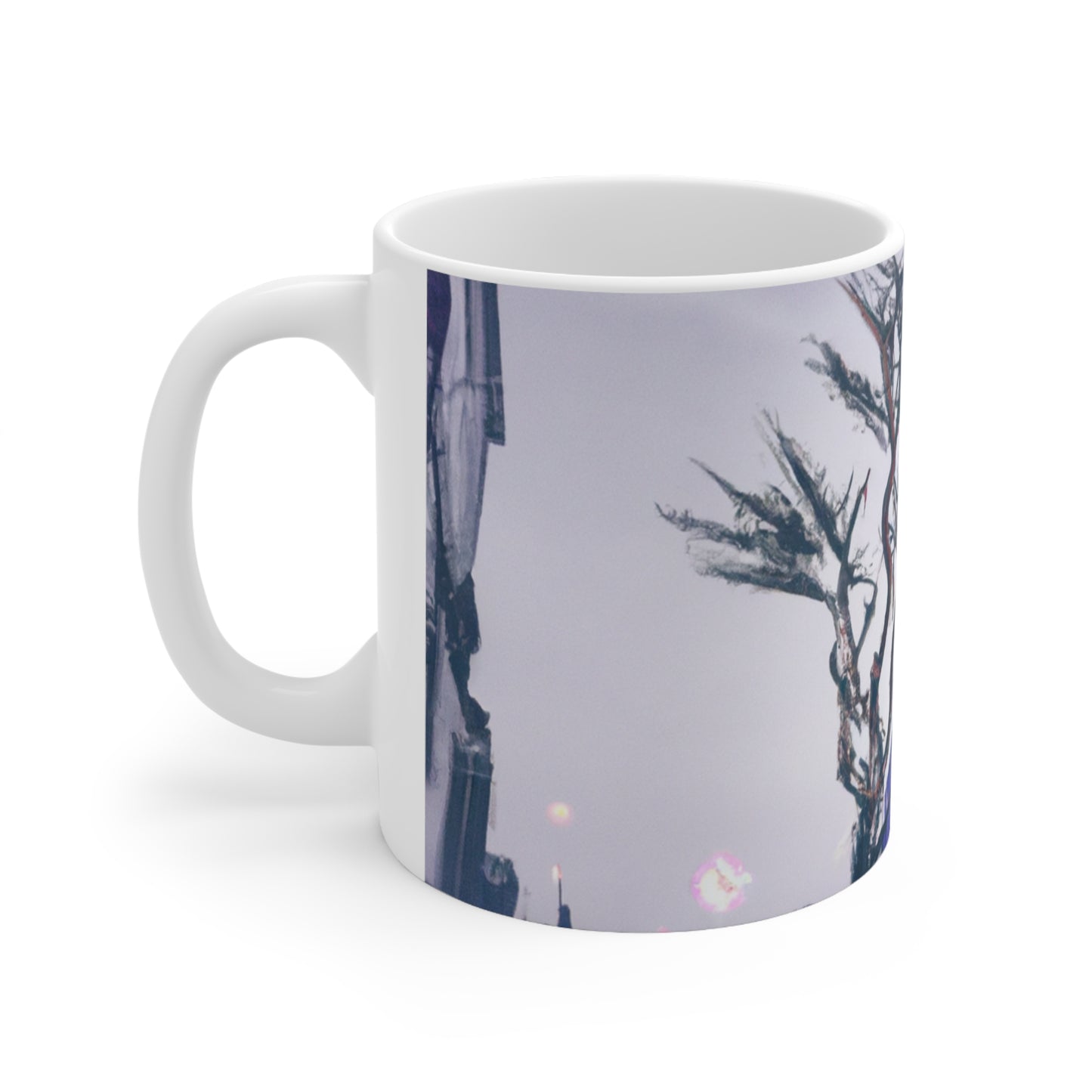 "Explorando fotografías en color" - Taza de cerámica The Alien 11 oz