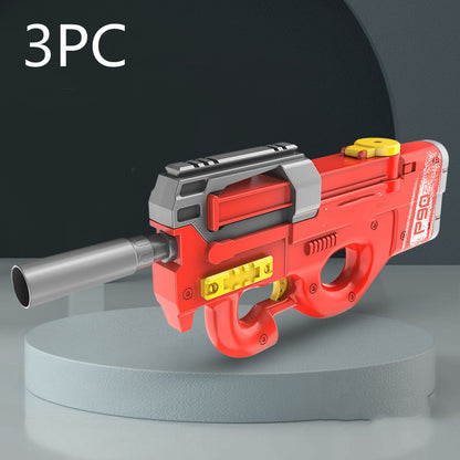 New P90 Electric Water Gun High-Tech Kids Toys Outdoor Beach Pool Large Capacity Summer Gel Blasting Water Gun For Adults