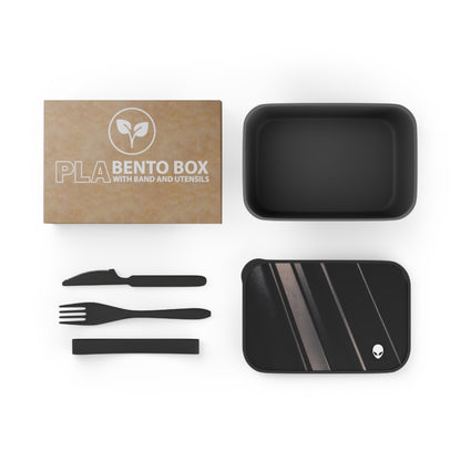 "Light and Dark Interplay: Exploring the Creative Shapes and Textures of Shadow and Light" - The Alien Eco-friendly PLA Bento Box with Band and Utensils