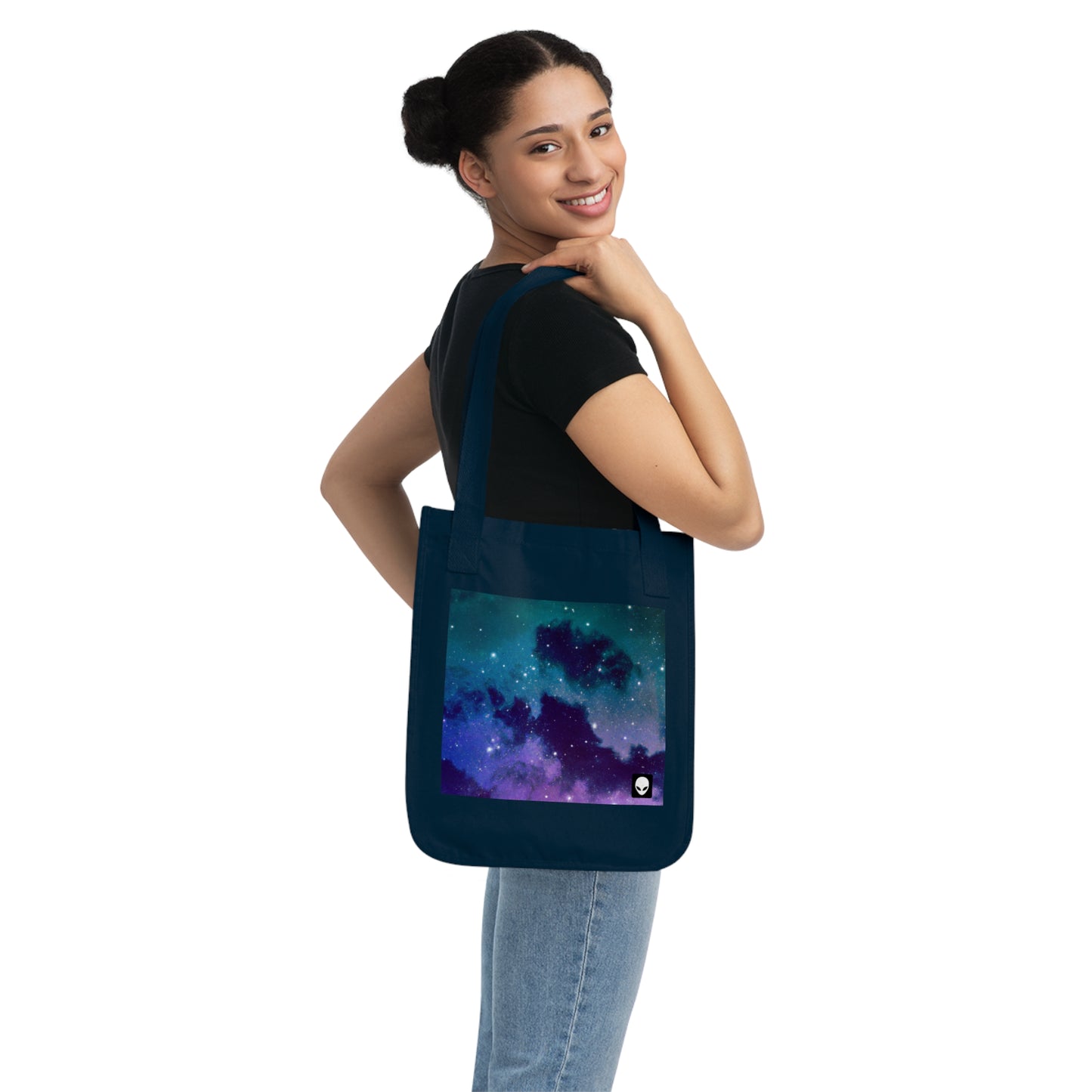 "Midnight Celestial Symphony" - The Alien Eco-friendly Tote Bag