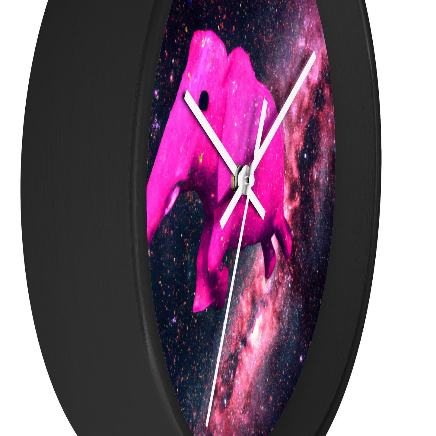 "Majestic Pinkelephant Exploration" - El reloj de pared alienígena