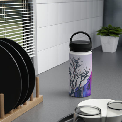 "Exploring Photographs in Color" - The Alien Stainless Steel Water Bottle, Handle Lid